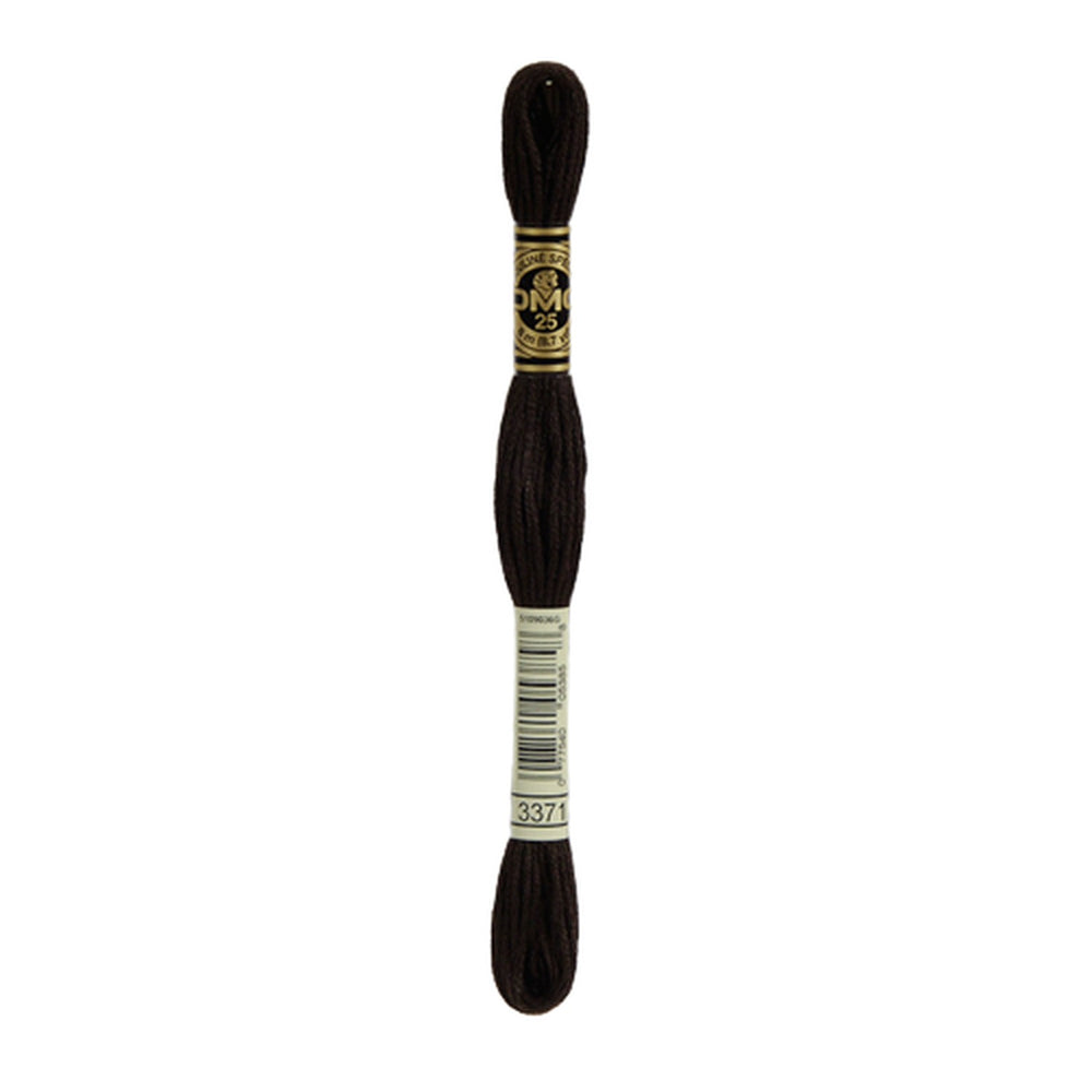 DMC 3371 Black Brown Stranded Cotton Embroidery Floss