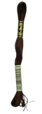 DMC 938 Ultra Dark Coffee Brown Stranded Cotton Embroidery Floss