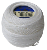 DMC Cordonnet Special Crochet Cotton No.20 White (WHITE) (20g Ball)