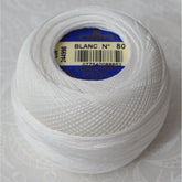 DMC Cordonnet Special Crochet Cotton No.80 Snow White (B5200) (20g Ball)