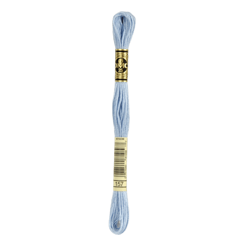 DMC 157 Very Light Cornflower Blue Stranded Cotton Embroidery Floss