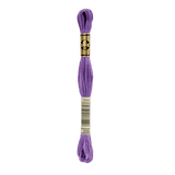 DMC 208 Very Dark Lavender Stranded Cotton Embroidery Floss