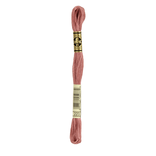 DMC 223 Very Light Shell Pink Stranded Cotton Embroidery Floss