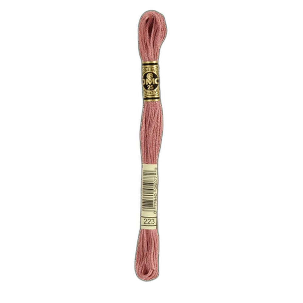 DMC 223 Very Light Shell Pink Stranded Cotton Embroidery Floss