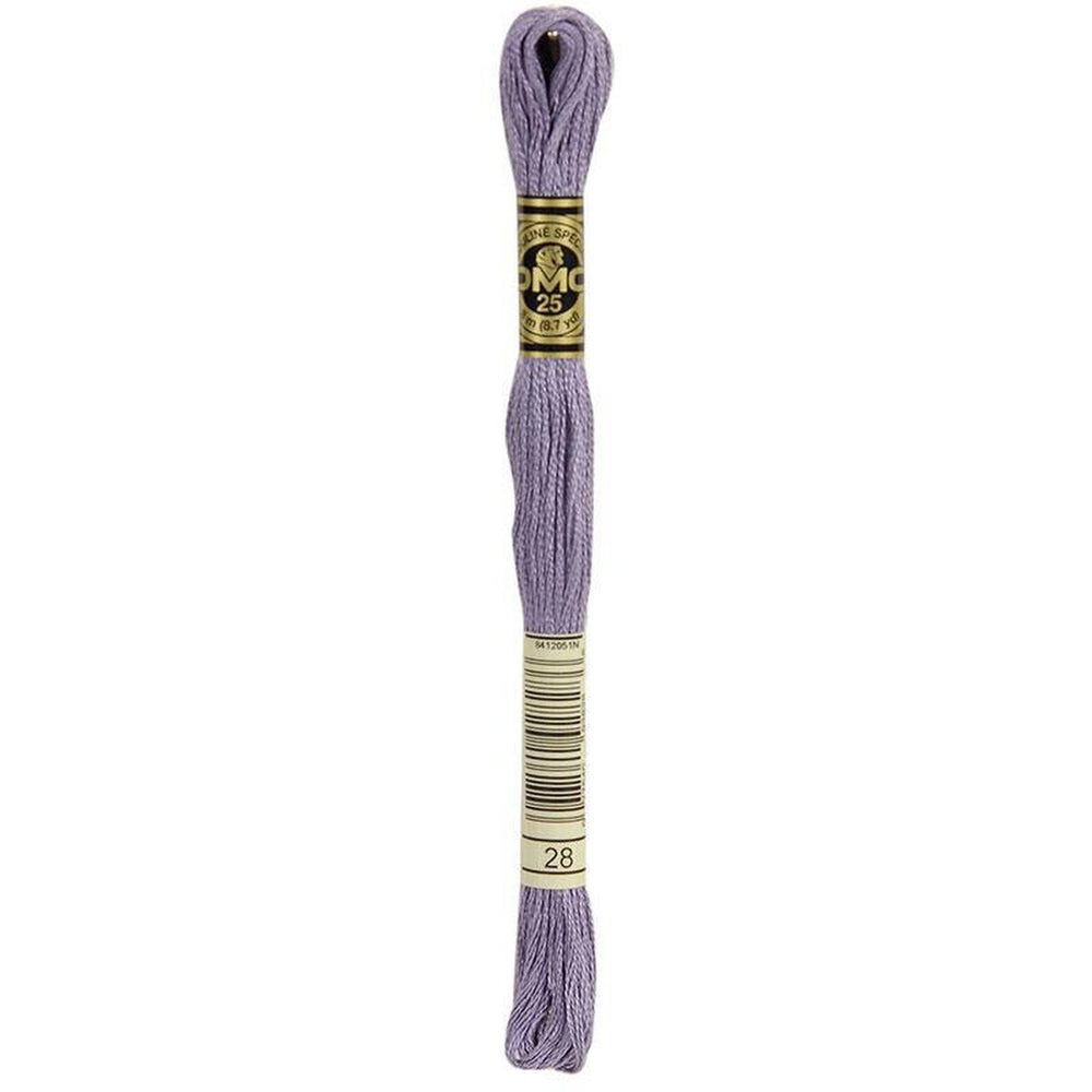 DMC 28 Medium Light Eggplant Stranded Cotton Embroidery Floss