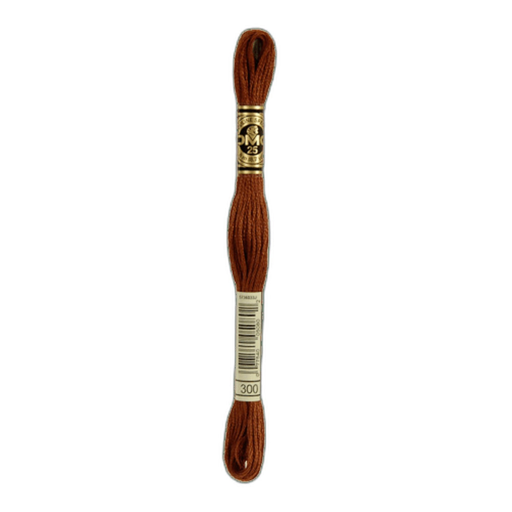 DMC 300 Medium Mahogany Stranded Cotton Embroidery Floss