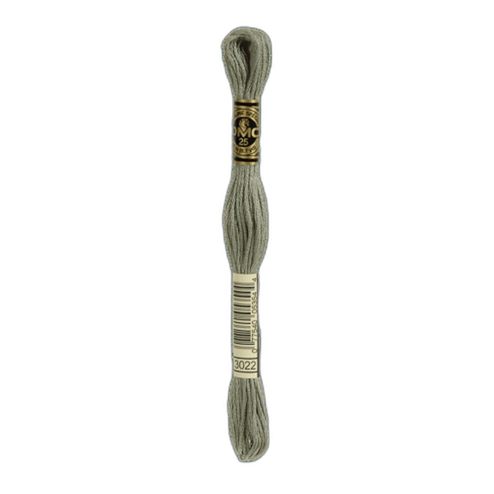 DMC 3022 Medium Brown Grey Stranded Cotton Embroidery Floss