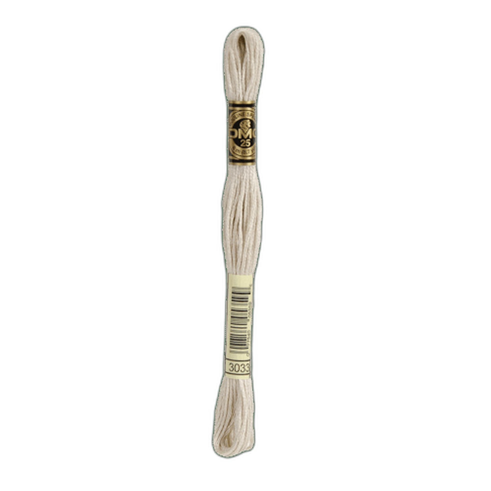 DMC 3033 Very Light Mocha Brown Stranded Cotton Embroidery Floss
