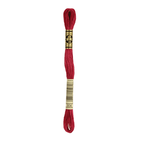 DMC 304 Medium Red Stranded Cotton Embroidery Floss