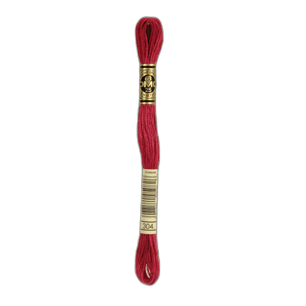 DMC 304 Medium Red Stranded Cotton Embroidery Floss
