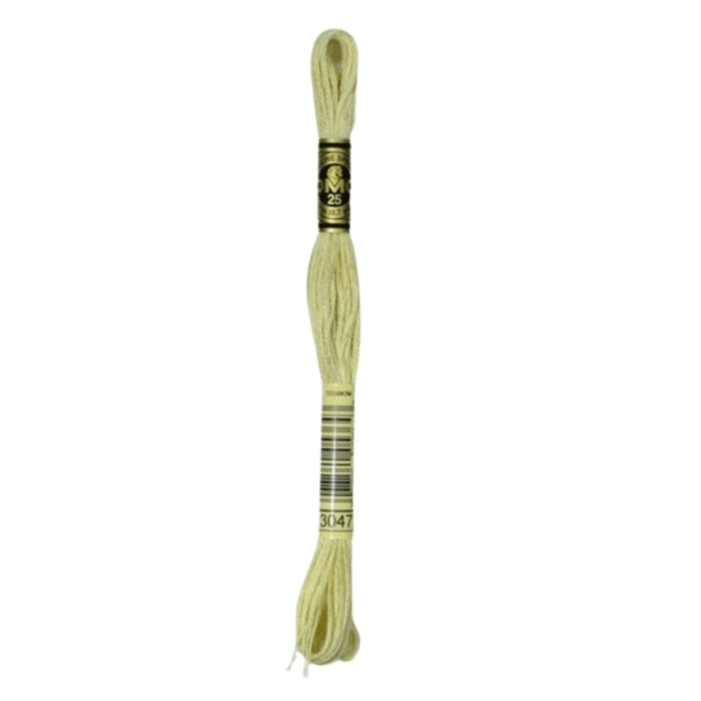DMC 3047 Light Yellow Beige Stranded Cotton Embroidery Floss
