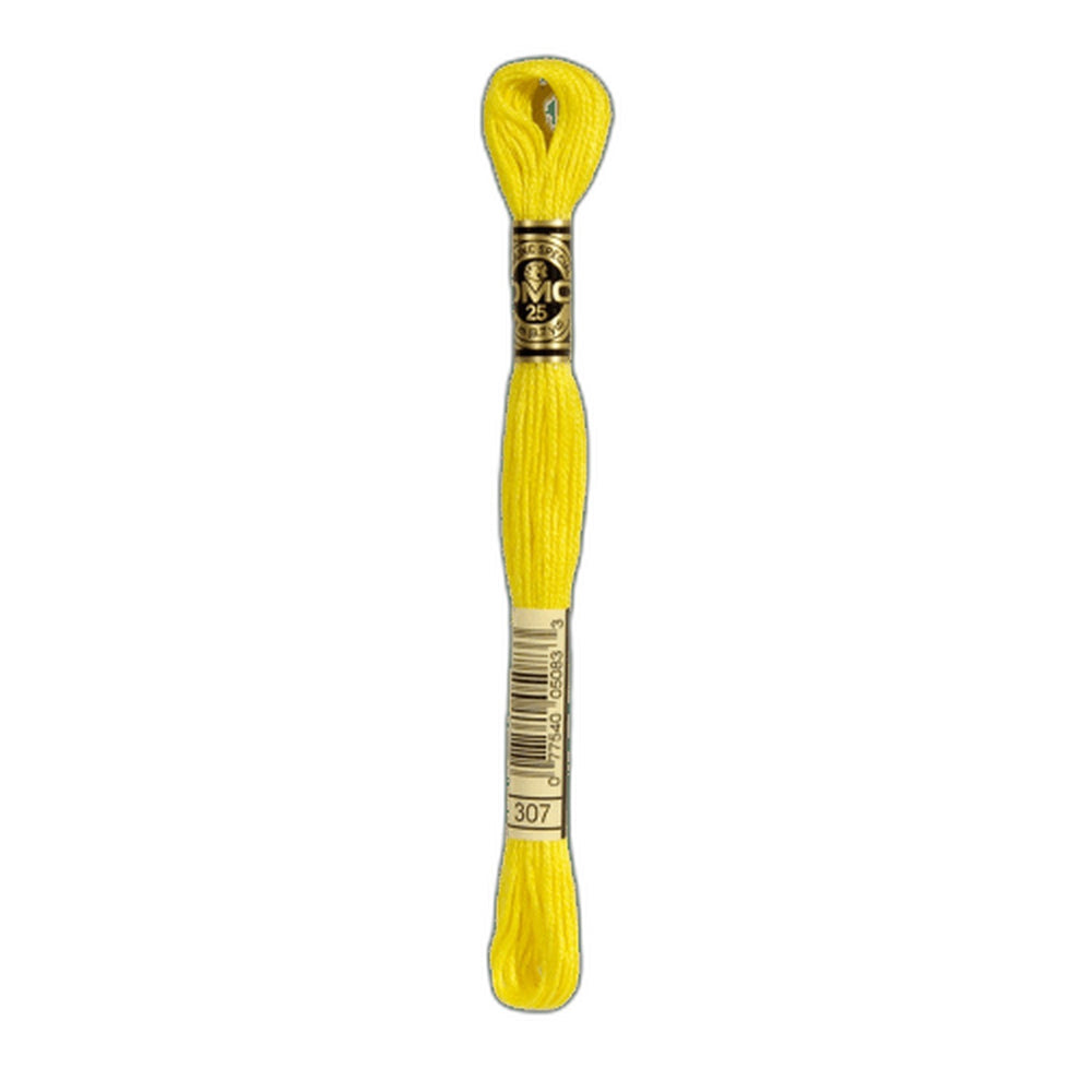 DMC 307 Lemon Stranded Cotton Embroidery Floss