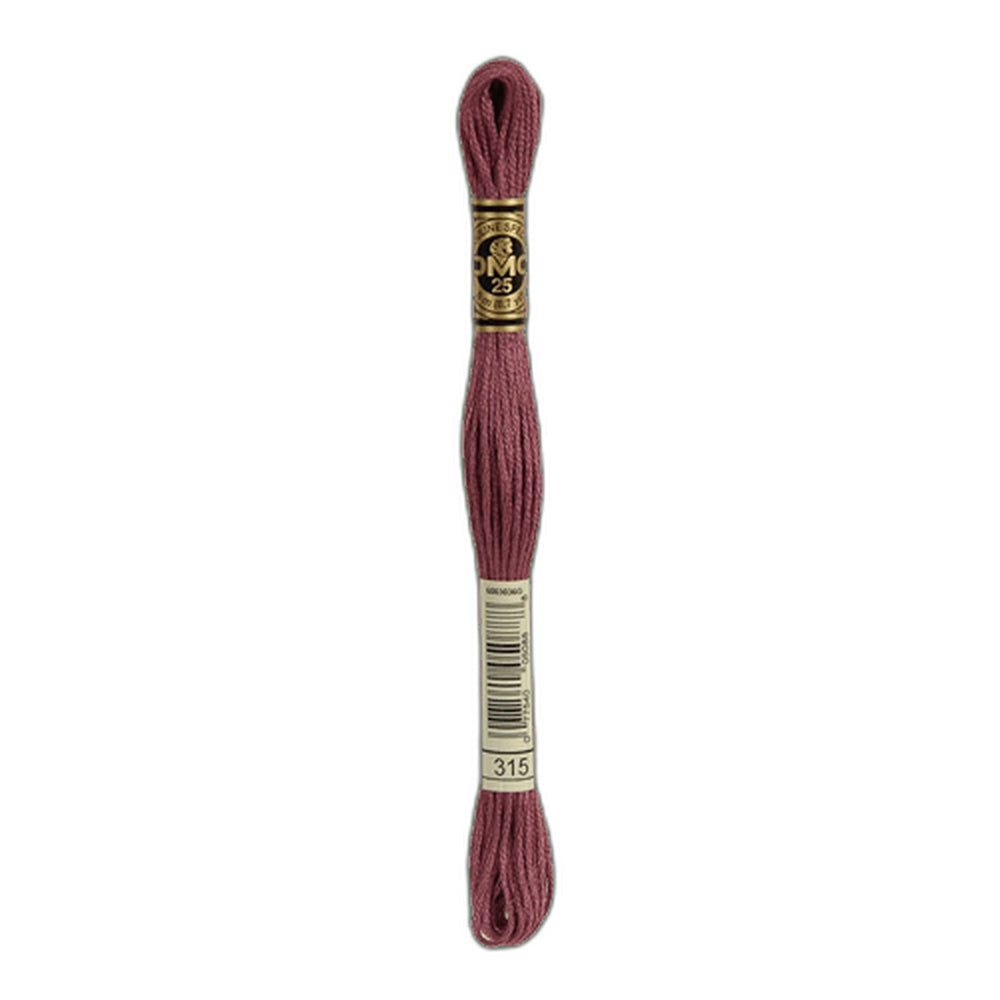DMC 315 Medium Dark Antique Mauve Stranded Cotton Embroidery Floss