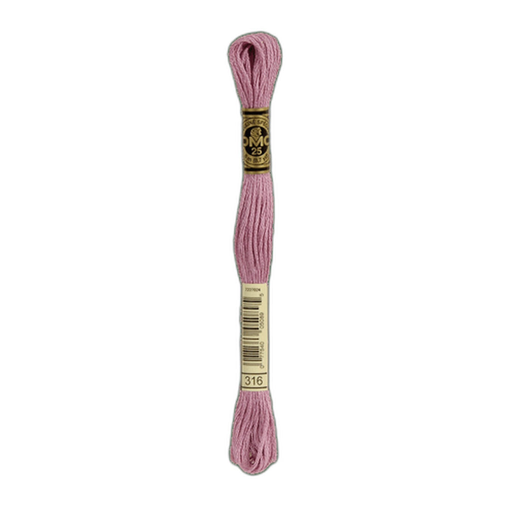 DMC 316 Medium Antique Mauve Stranded Cotton Embroidery Floss