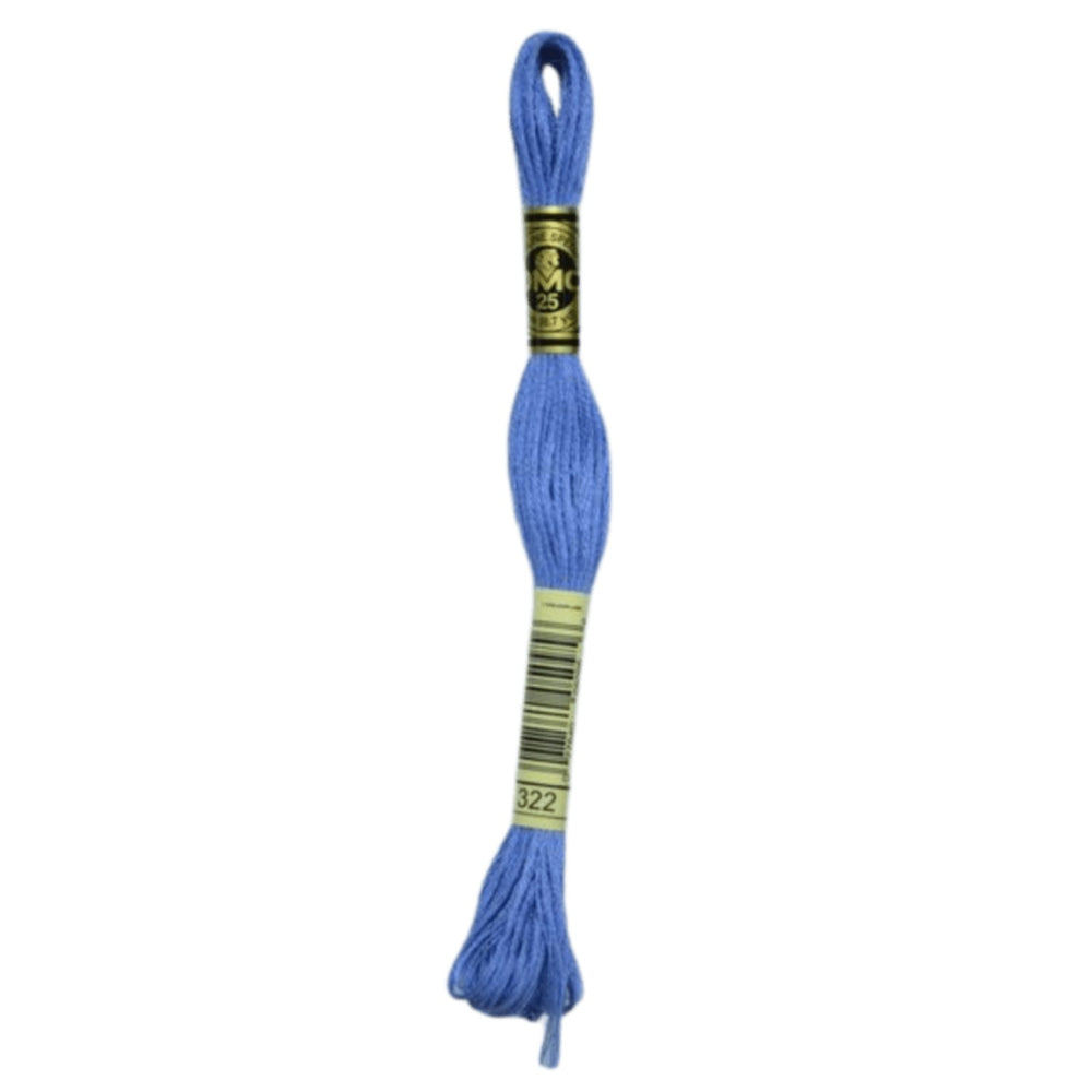 DMC 322 Dark Baby Blue Stranded Cotton Embroidery Floss