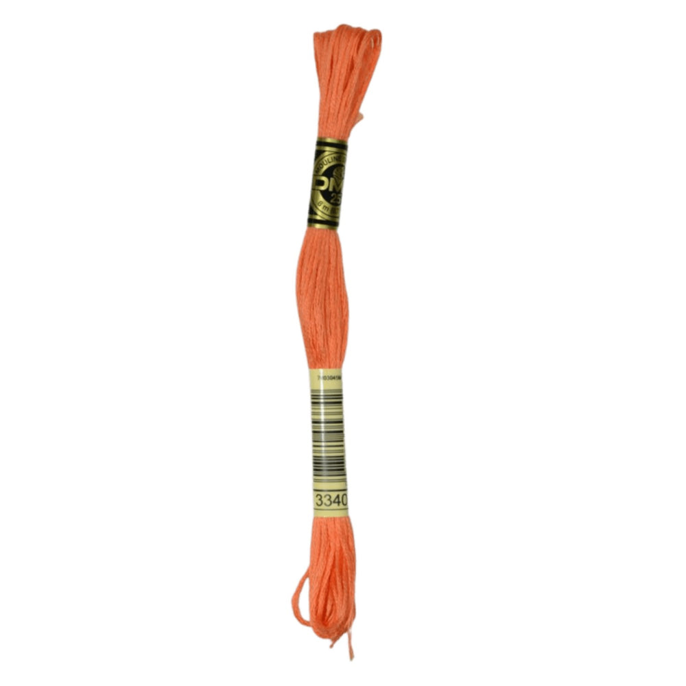 DMC 3340 Medium Apricot Stranded Cotton Embroidery Floss