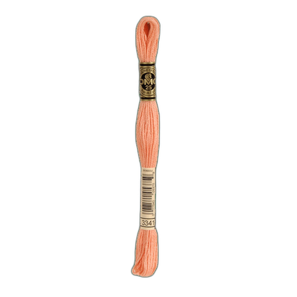 DMC 3341 Apricot Stranded Cotton Embroidery Floss