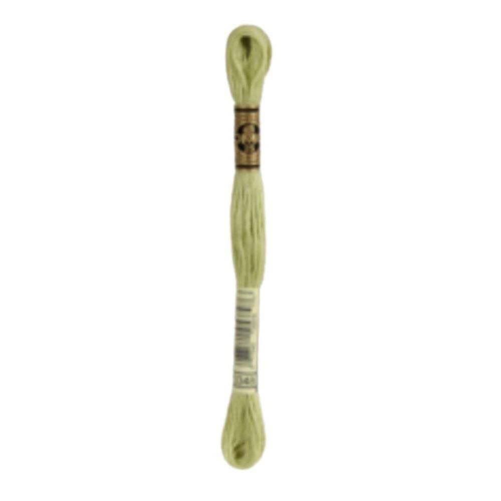 DMC 3348 Light Yellow Green Stranded Cotton Embroidery Floss