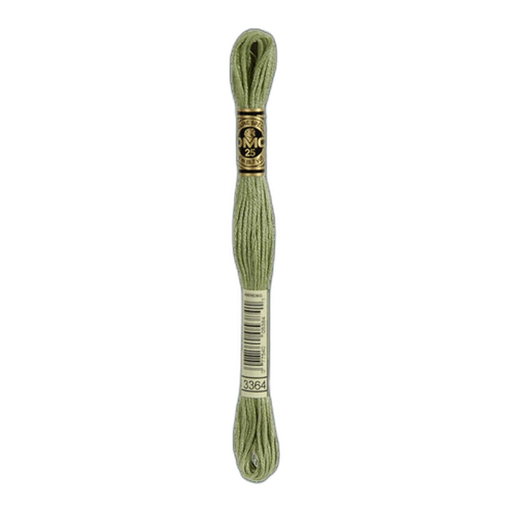 DMC 3364 Pine Green Stranded Cotton Embroidery Floss
