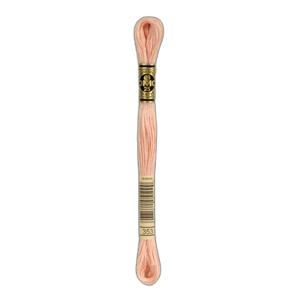 DMC 353 Peach Stranded Cotton Embroidery Floss