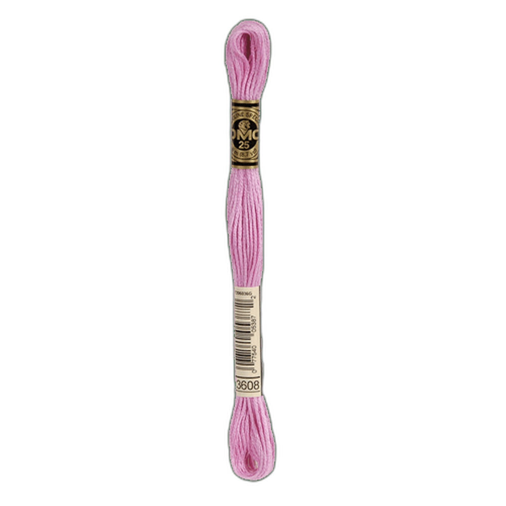 DMC 3608 Very Light Plum Stranded Cotton Embroidery Floss
