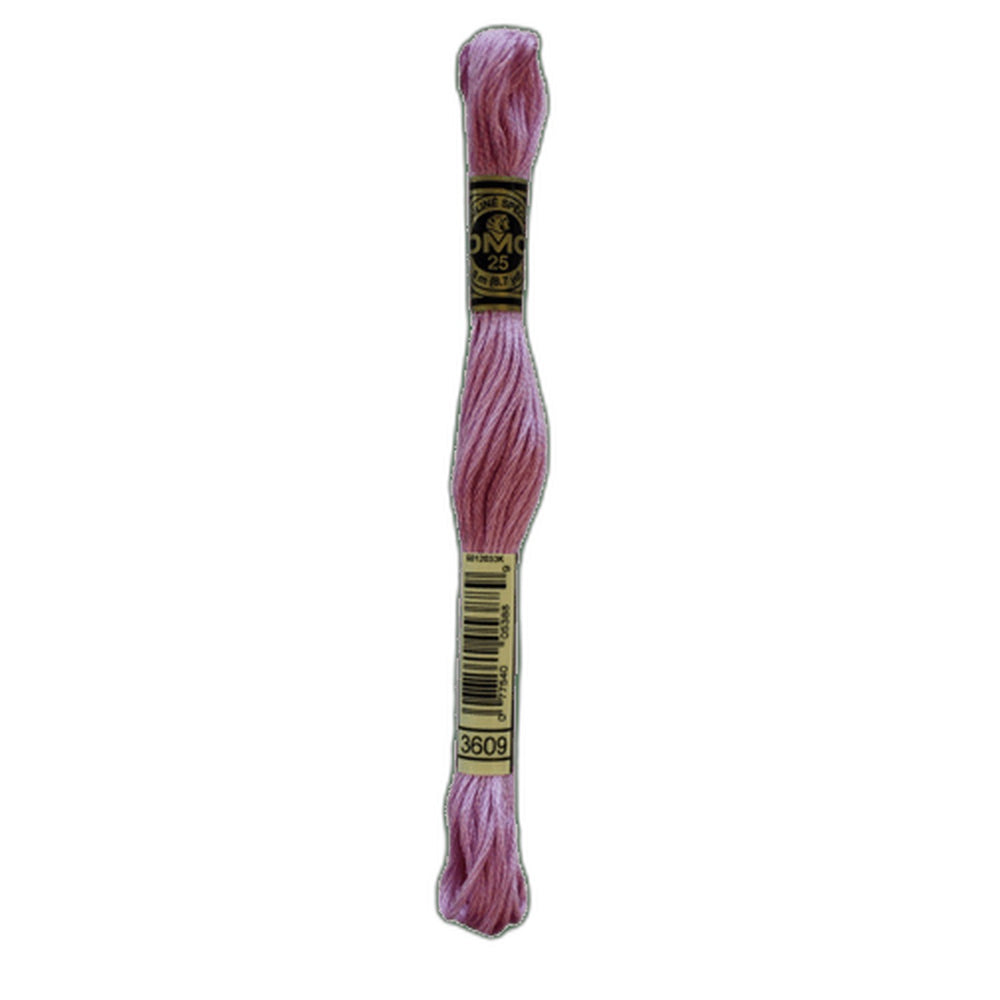 DMC 3609 Ultra Light Plum Stranded Cotton Embroidery Floss