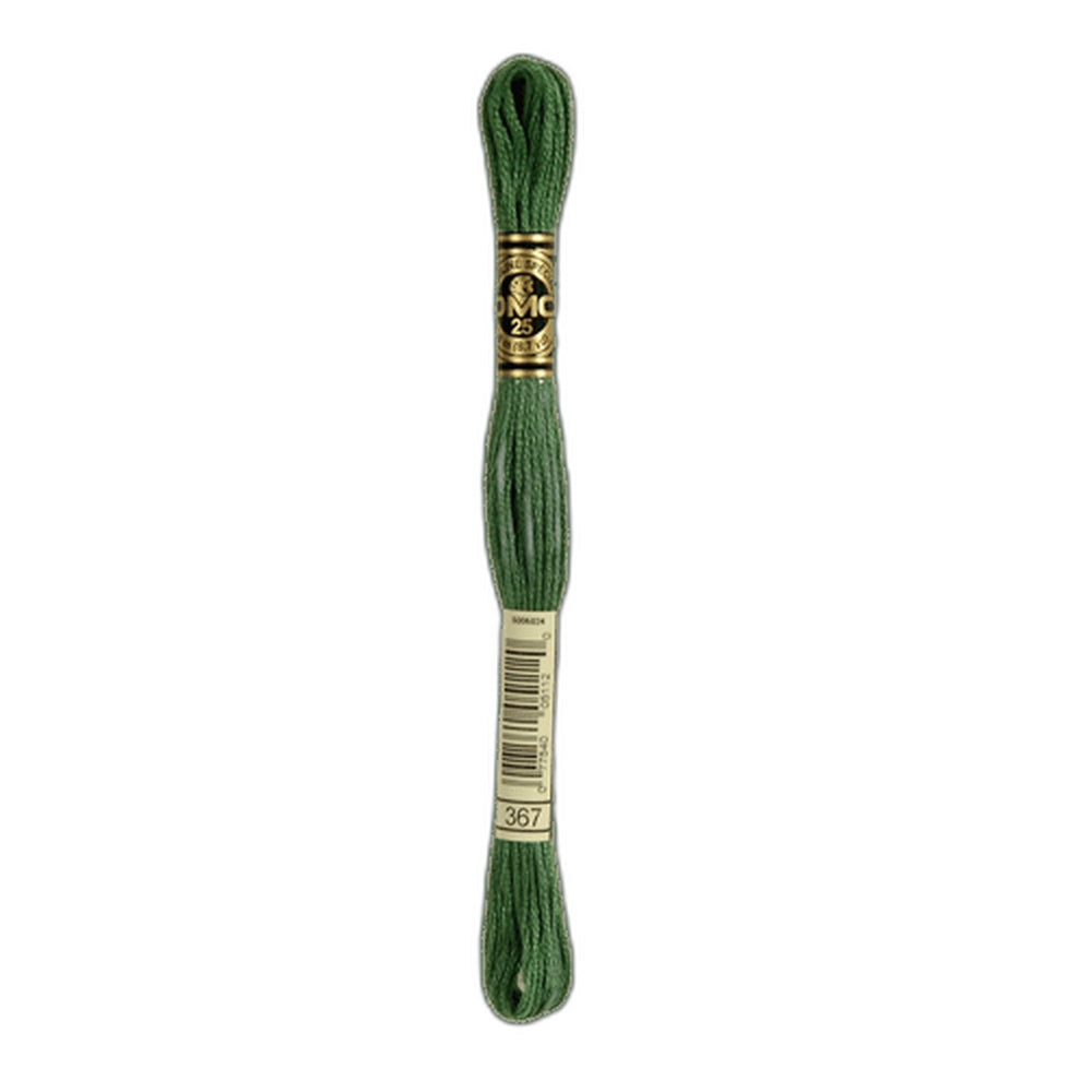 DMC 367 Dark Pistachio Green Stranded Cotton Embroidery Floss