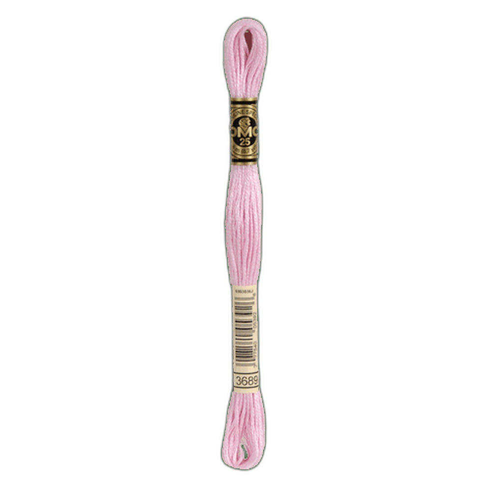 DMC 3689 Light Mauve Stranded Cotton Embroidery Floss