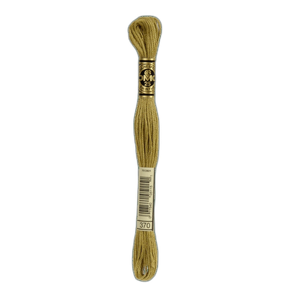 DMC 370 Medium Mustard Stranded Cotton Embroidery Floss