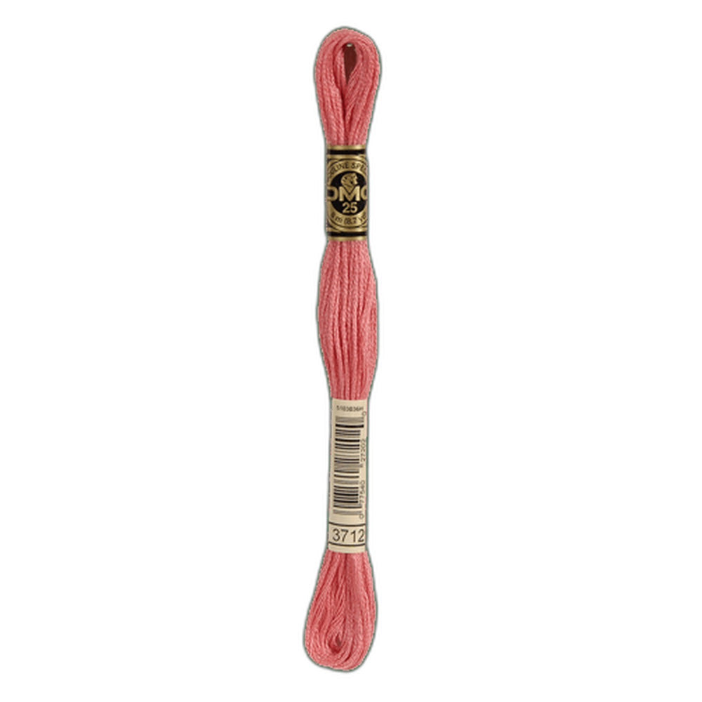 DMC 3712 Medium Salmon Stranded Cotton Embroidery Floss
