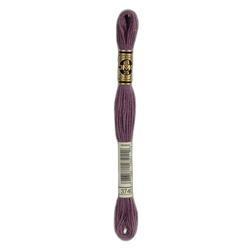 DMC 3740 Dark Antique Violet Stranded Cotton Embroidery Floss