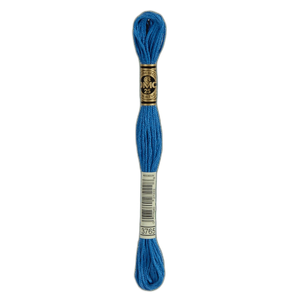 DMC 3765 Very Dark Peacock Blue Stranded Cotton Embroidery Floss