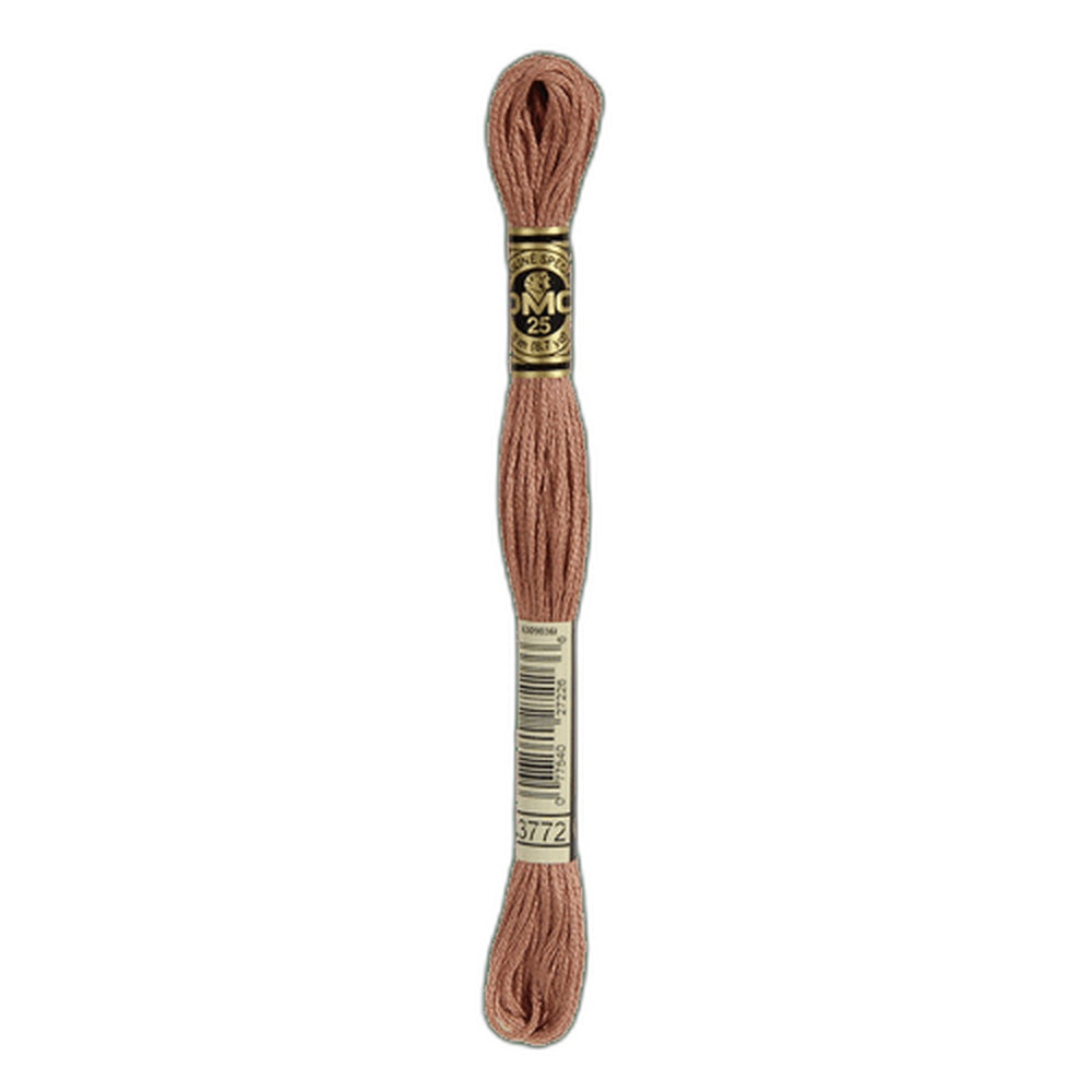 DMC 3772 Very Dark Desert Sand Stranded Cotton Embroidery Floss