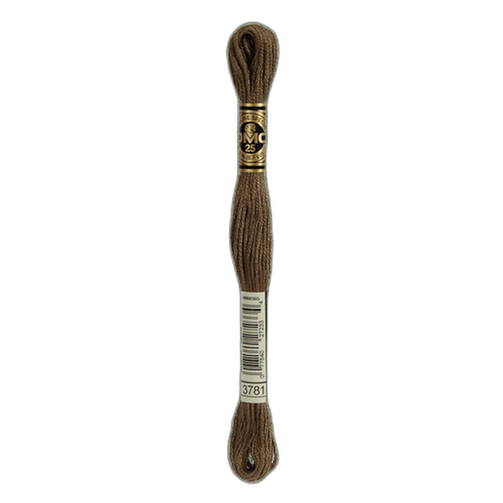 DMC 3781 Dark Mocha Brown Stranded Cotton Embroidery Floss