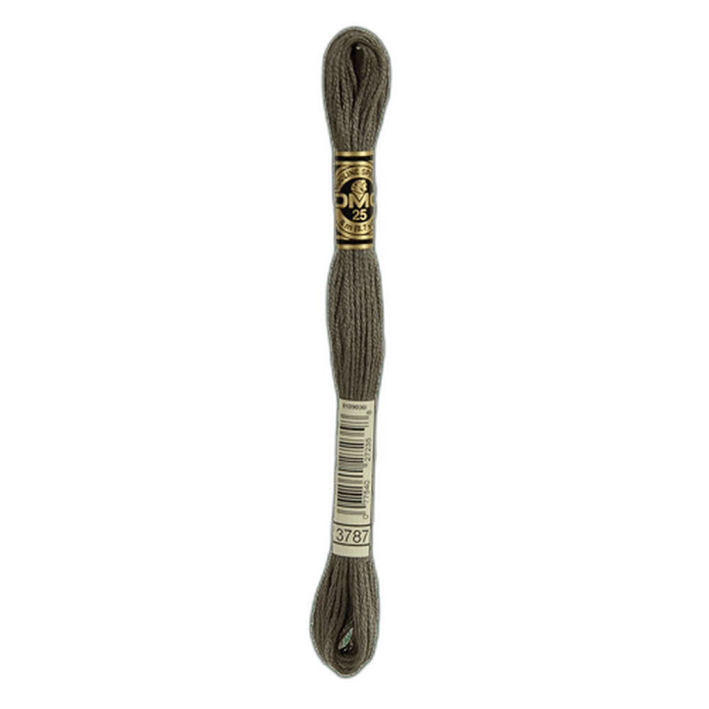 DMC 3787 Dark Brown Grey Stranded Cotton Embroidery Floss