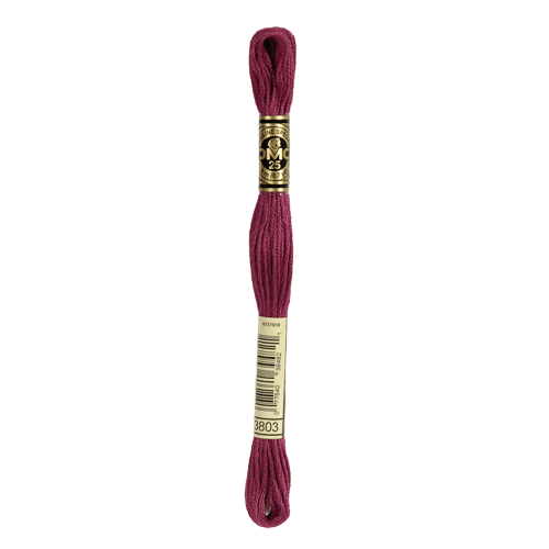 DMC 3803 Dark Mauve Stranded Cotton Embroidery Floss