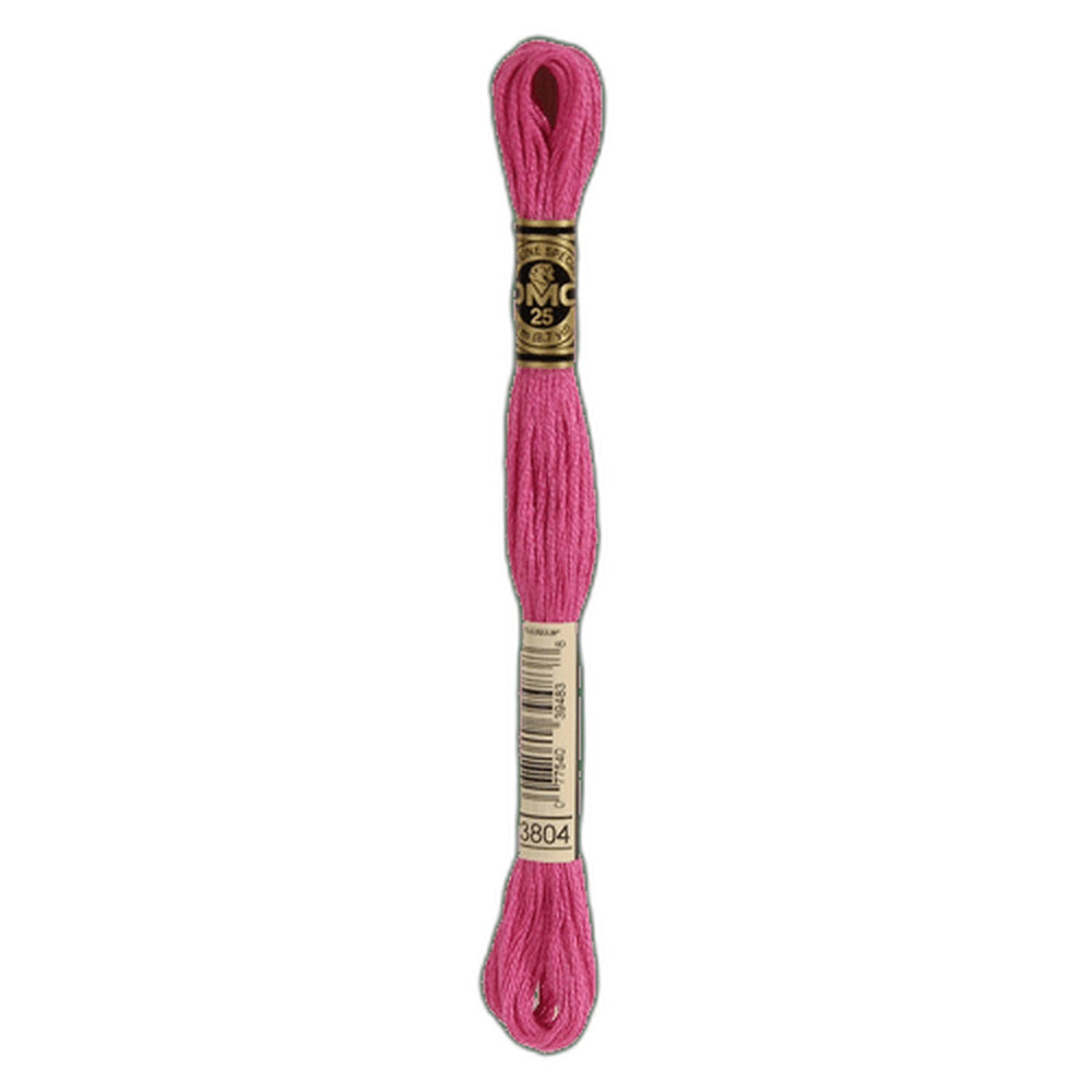 DMC 3804 Dark Cyclamen Pink Stranded Cotton Embroidery Floss