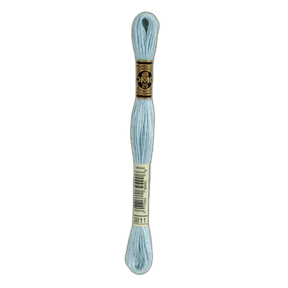 DMC 3811 Very Light Turquoise Stranded Cotton Embroidery Floss