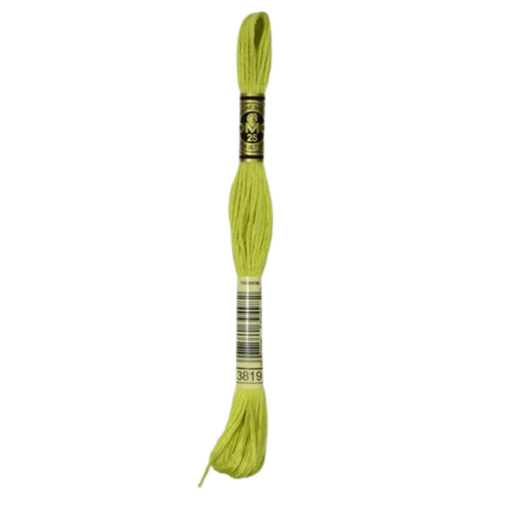 DMC 3819 Light Moss Green Stranded Cotton Embroidery Floss