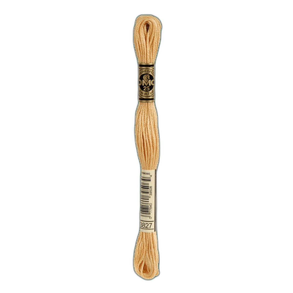 DMC 3827 Pale Golden Brown Stranded Cotton Embroidery Floss