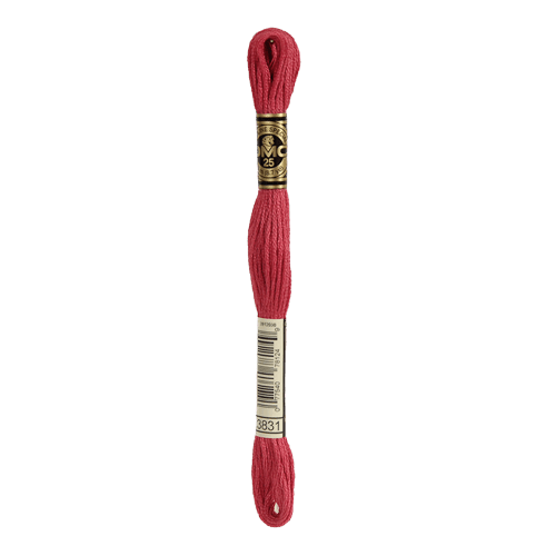 DMC 3831 Dark Raspberry Stranded Cotton Embroidery Floss