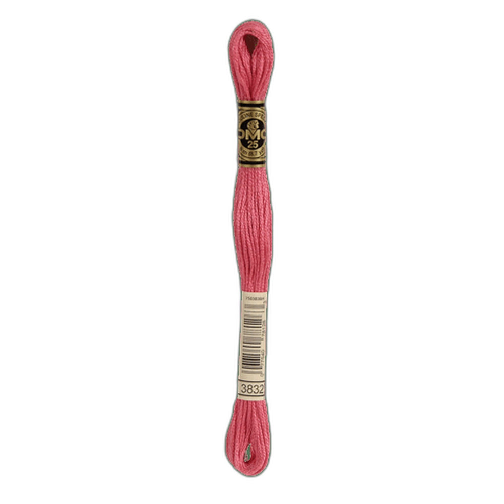 DMC 3832 Medium Raspberry Stranded Cotton Embroidery Floss