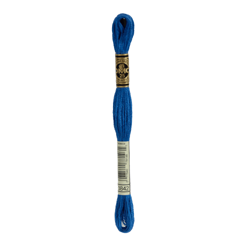 DMC 3842 Dark Wegewood Blue Stranded Cotton Embroidery Floss