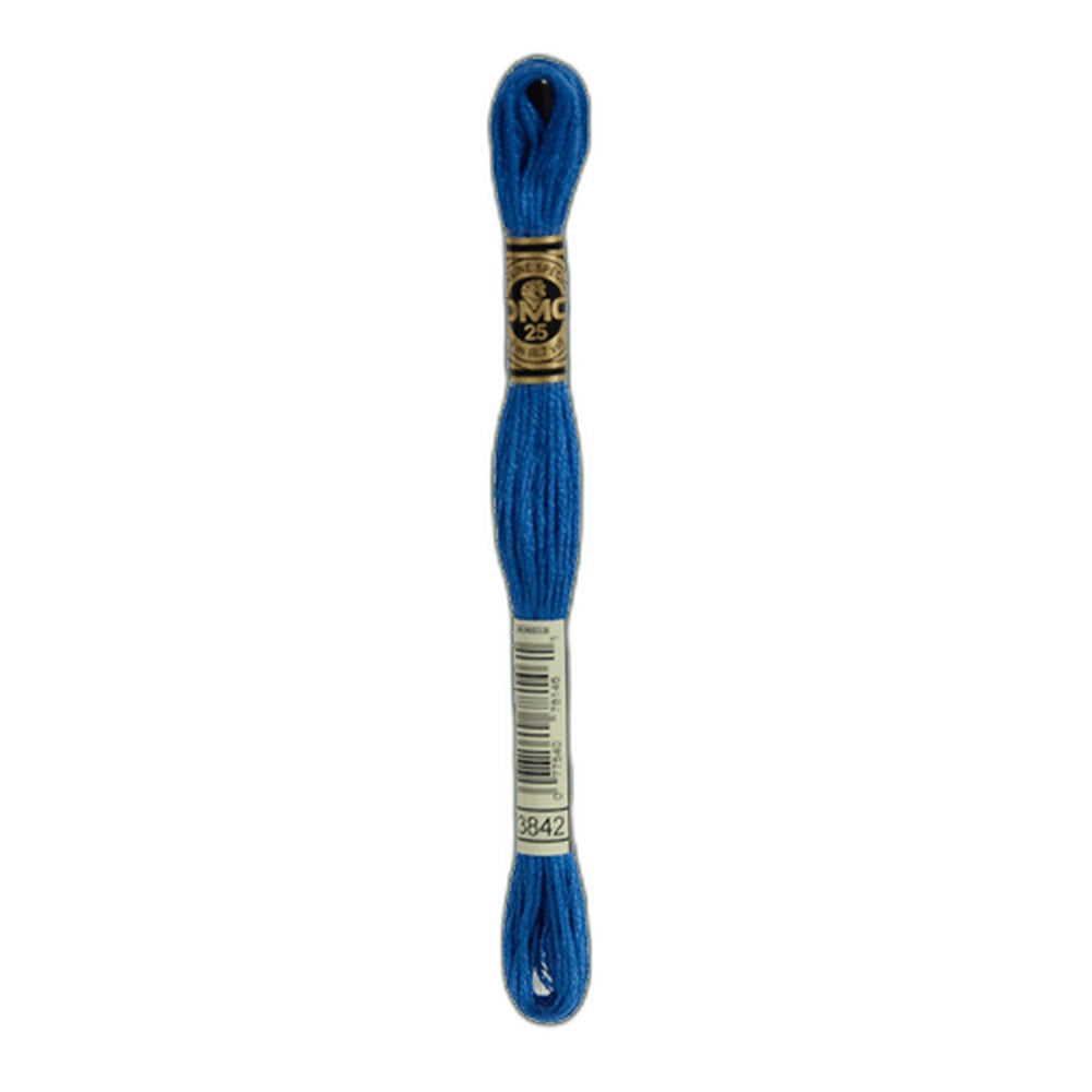 DMC 3842 Dark Wegewood Blue Stranded Cotton Embroidery Floss