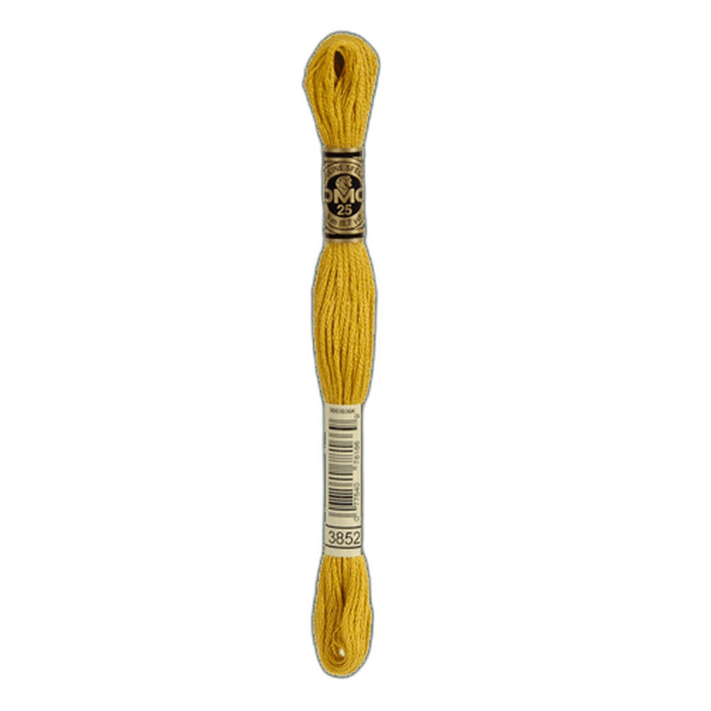 DMC 3852 Very Dark Straw Stranded Cotton Embroidery Floss