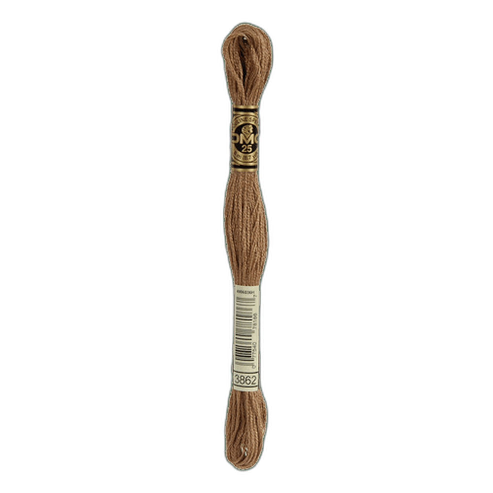 DMC 3862 Dark Mocha Beige Stranded Cotton Embroidery Floss