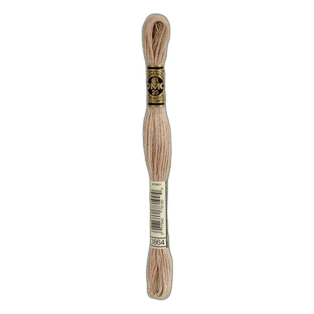 DMC 3864 Light Mocha Beige Stranded Cotton Embroidery Floss