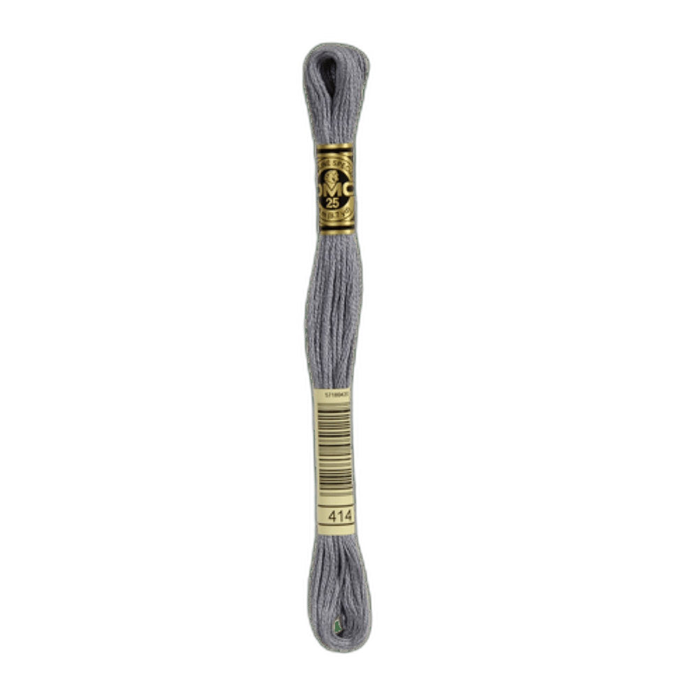 DMC 414 Dark Steel Grey Stranded Cotton Embroidery Floss