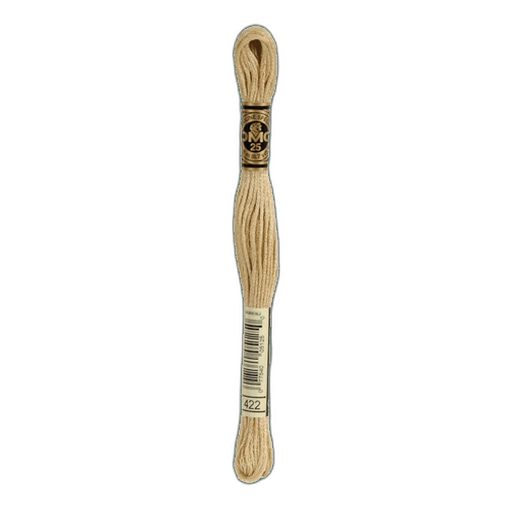 DMC 422 Light Hazelnut Brown Stranded Cotton Embroidery Floss