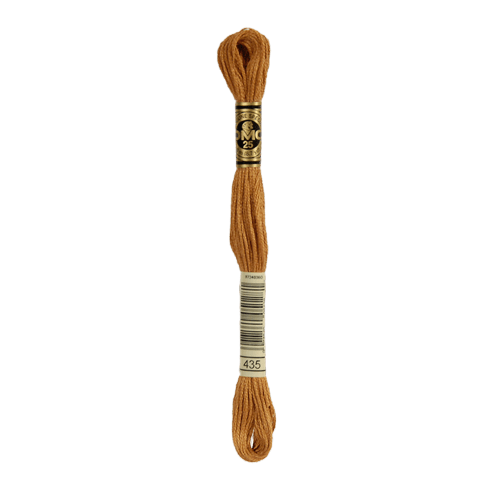 DMC 435 Very Light Brown Stranded Cotton Embroidery Floss